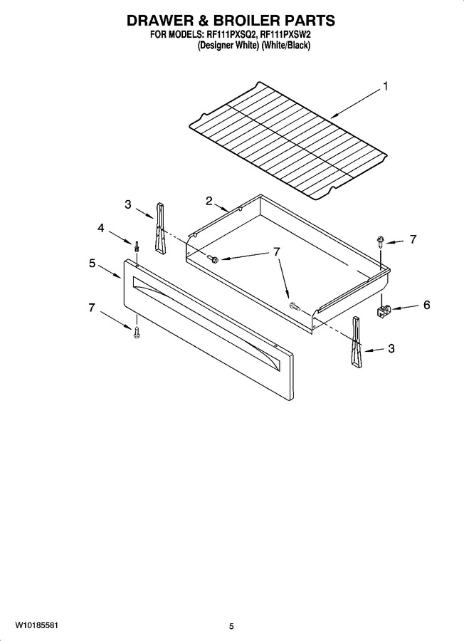 Diagram for RF111PXSW2