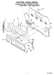 Diagram for 02 - Control Panel Parts