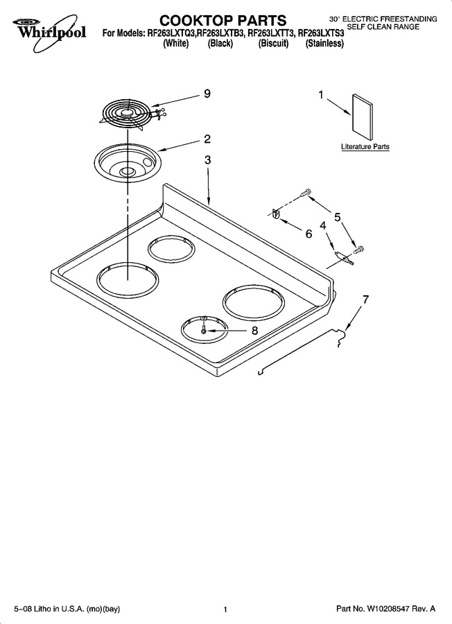 Diagram for RF263LXTB3