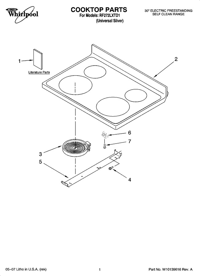 Diagram for RF272LXTD1