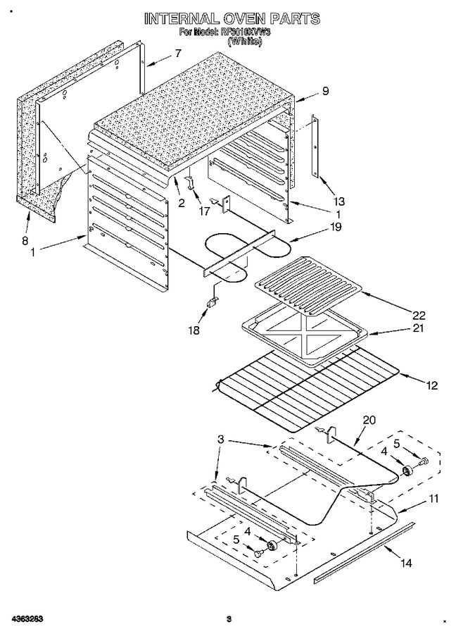 Diagram for RF3010XVW3