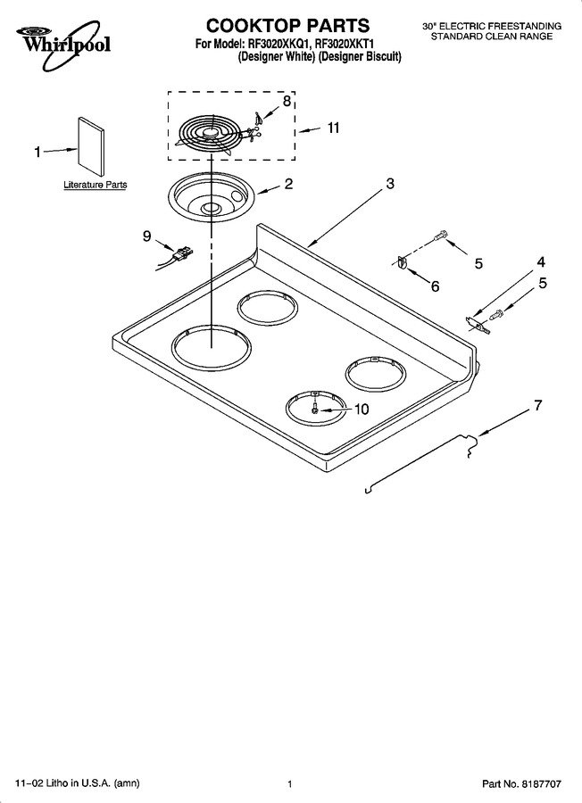 Diagram for RF3020XKQ1