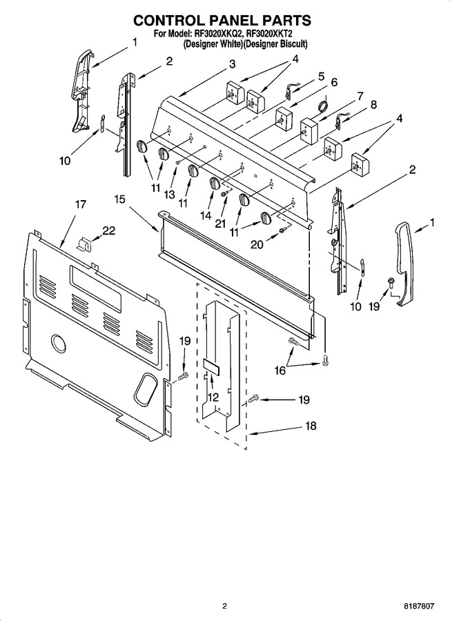 Diagram for RF3020XKQ2