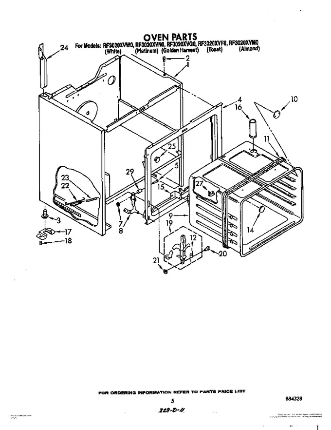 Diagram for RF3020XVF0