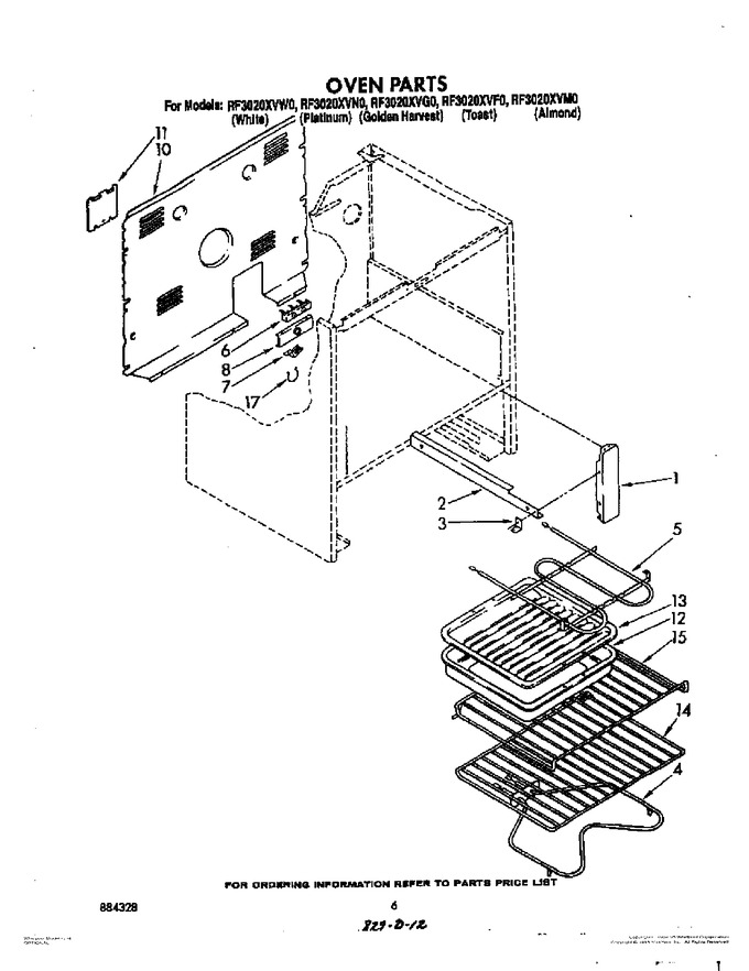 Diagram for RF3020XVF0