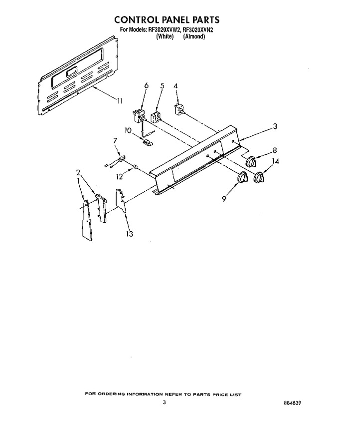 Diagram for RF3020XVW2