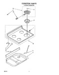 Diagram for 02 - Cooktop, Lit/optional