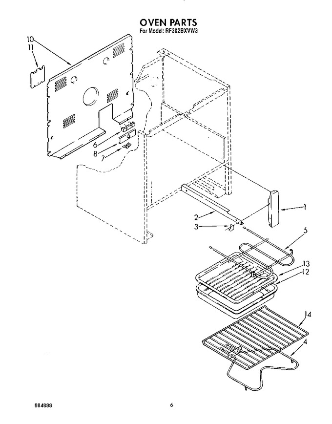 Diagram for RF302BXVG3