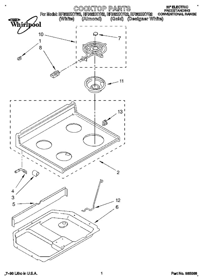 Diagram for RF302BXYN2