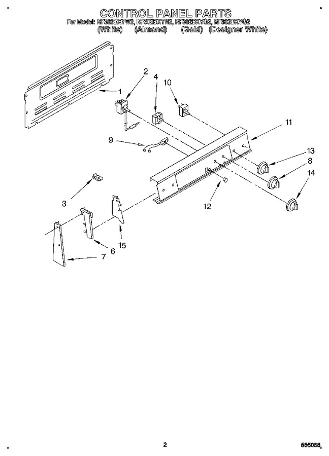 Diagram for RF302BXYG2