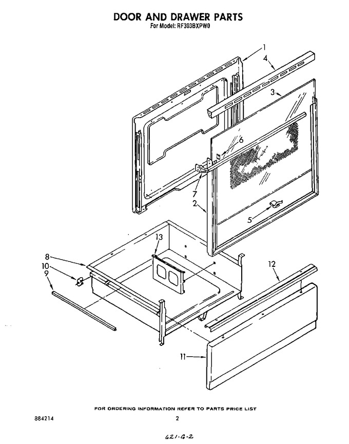 Diagram for RF303BXPW0