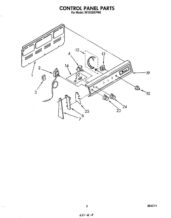 Diagram for RF303BXPW0