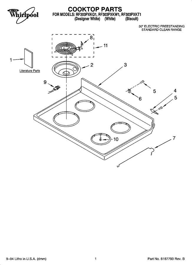 Diagram for RF303PXKQ1