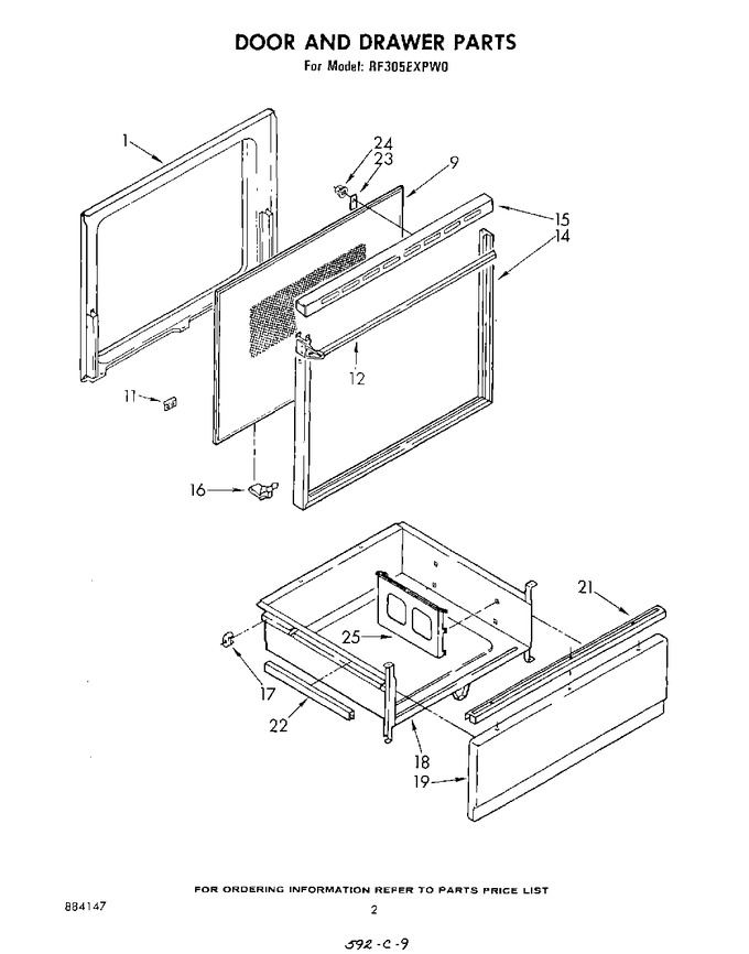 Diagram for RF305EXPW0