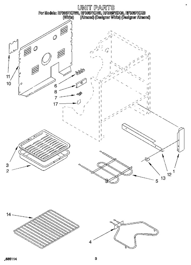 Diagram for RF305PXDZ0