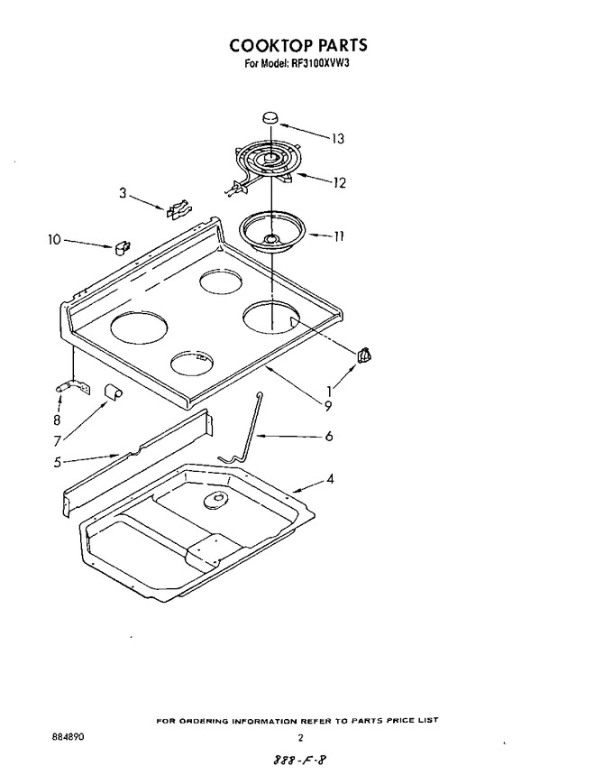 Diagram for RF3100XVW3