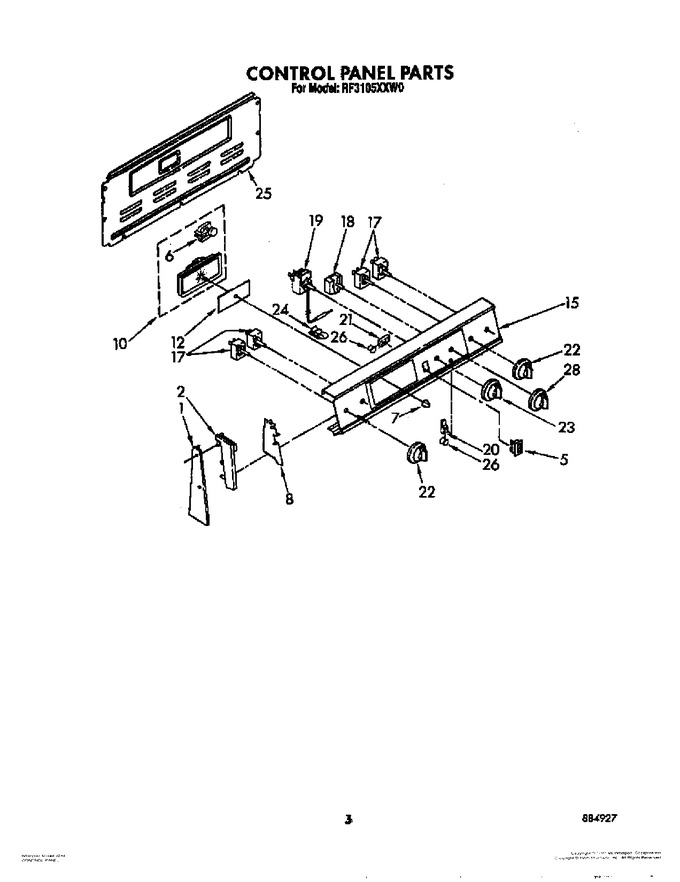 Diagram for RF3105XXW0