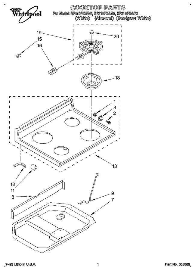 Diagram for RF310PXAQ0