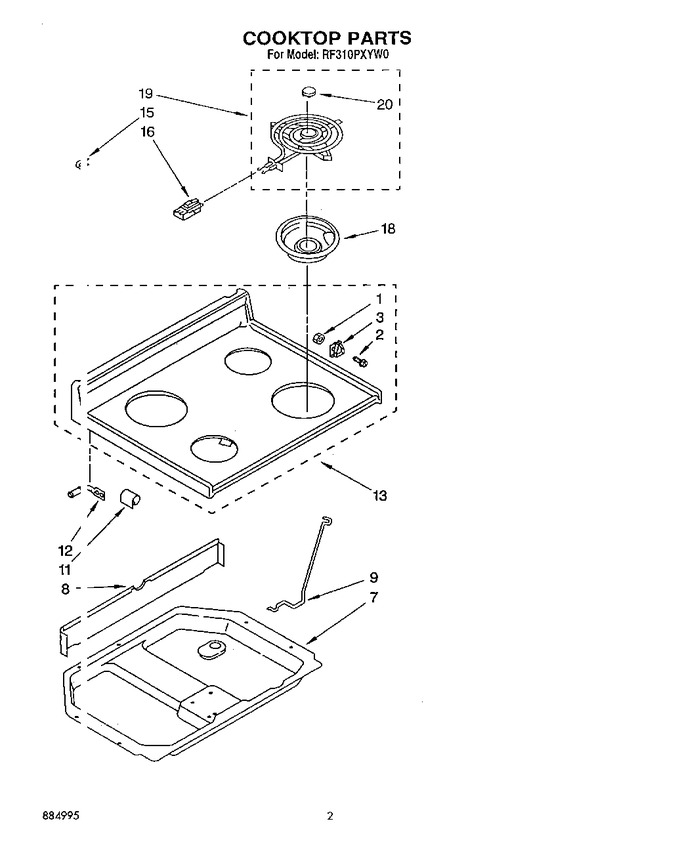 Diagram for RF310PXYW1