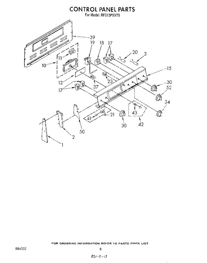 Diagram for RF313PXVT0