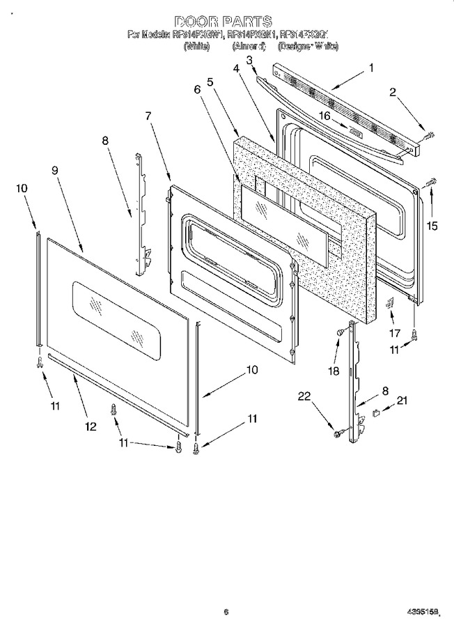 Diagram for RF314PXGW1