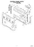 Diagram for 02 - Control Panel Parts