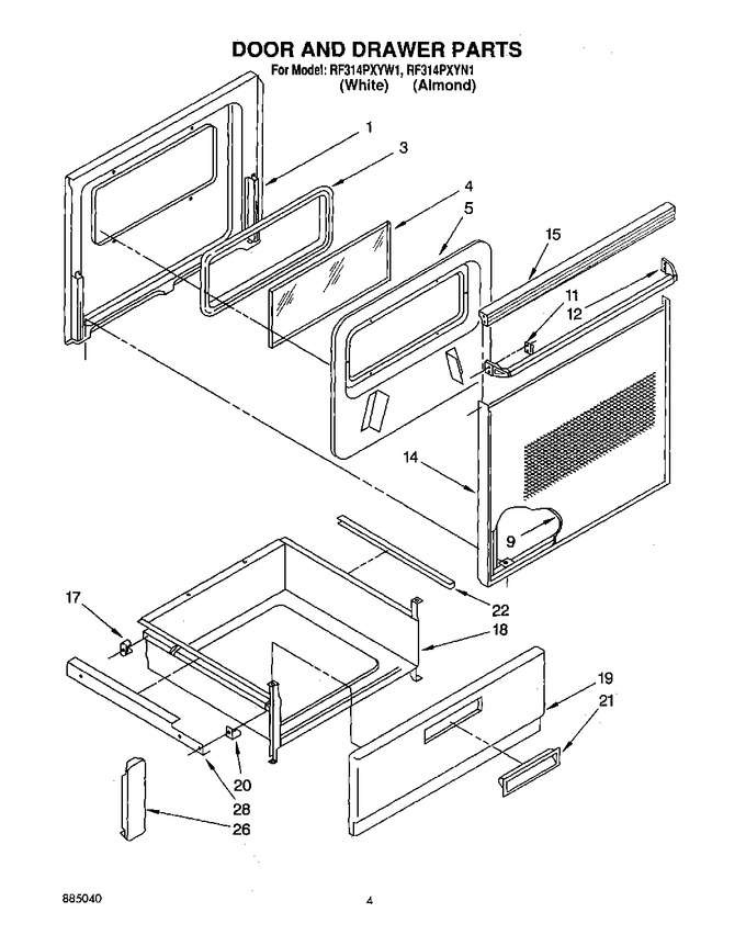 Diagram for RF314PXYW1