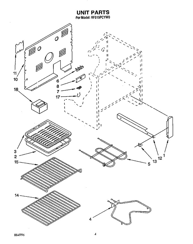 Diagram for RF315PCYN0