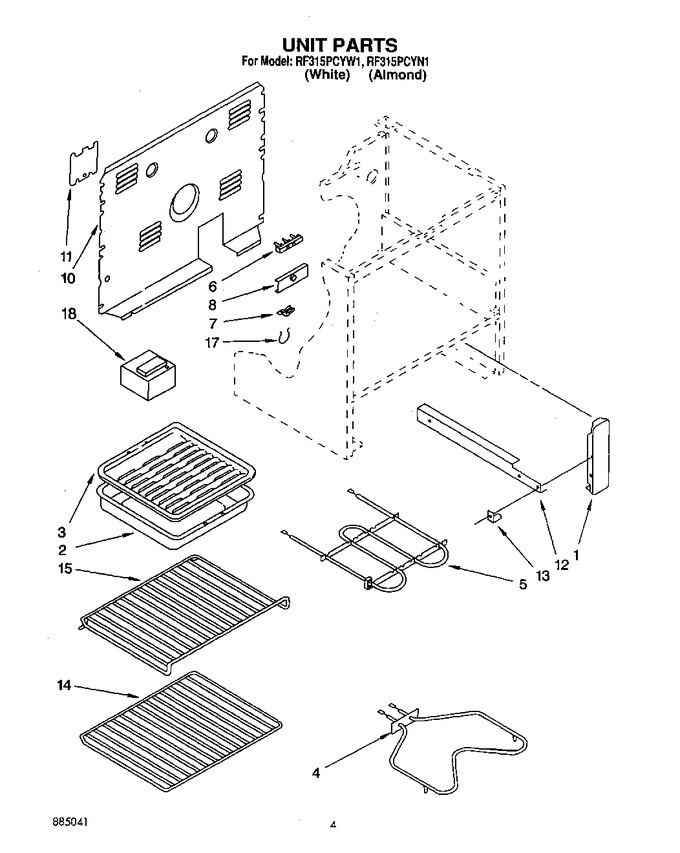 Diagram for RF315PCYN1