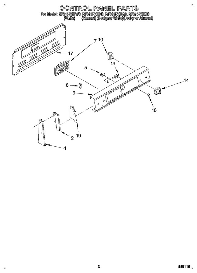 Diagram for RF315PXDQ0