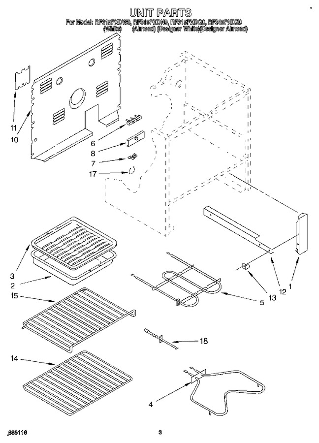 Diagram for RF315PXDN0