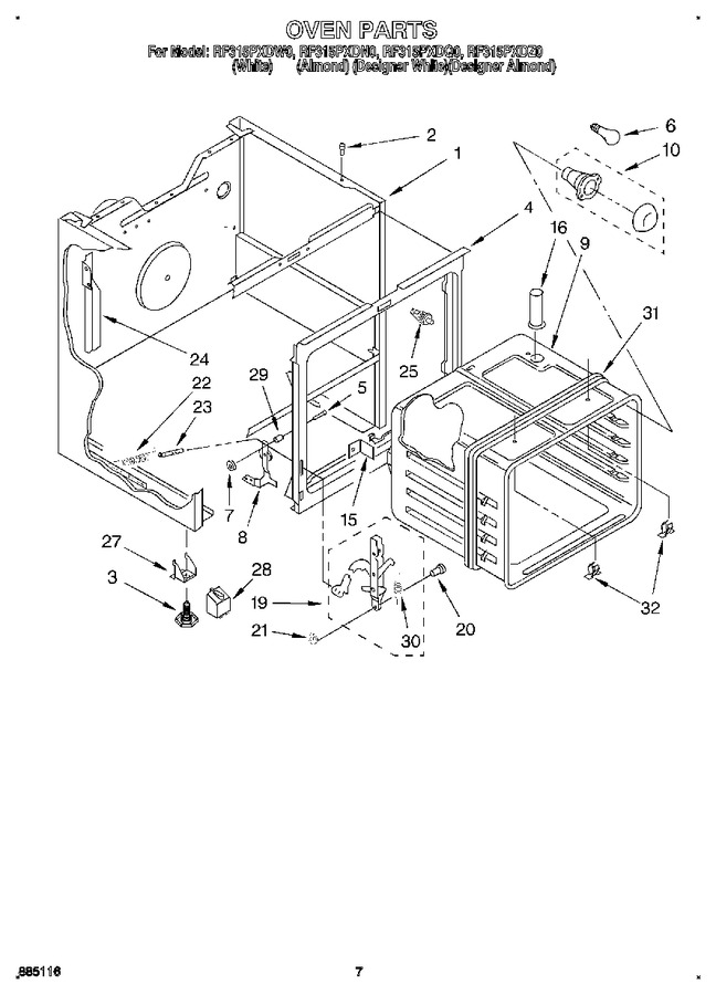 Diagram for RF315PXDW0