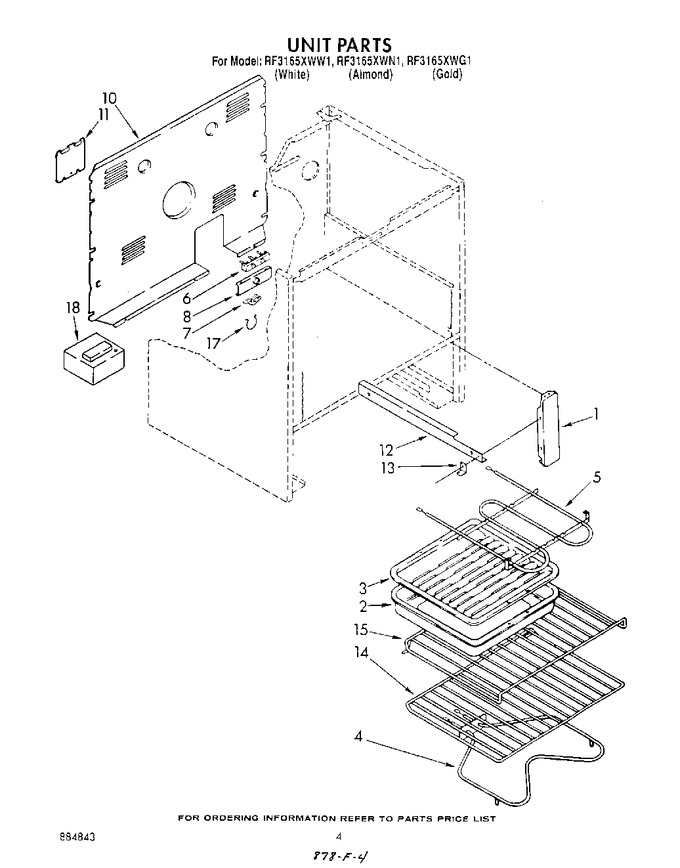 Diagram for RF3615XWW1