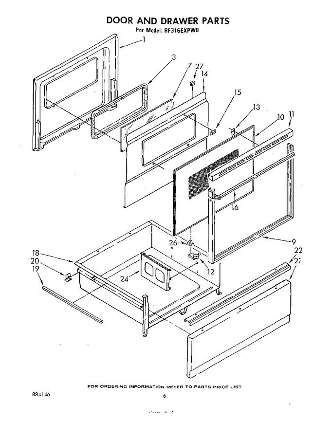 Diagram for RF316EXPW0