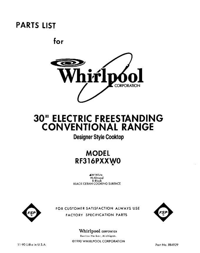 Diagram for RF316PXXN0