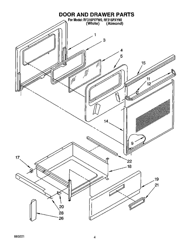 Diagram for RF316PXYW0