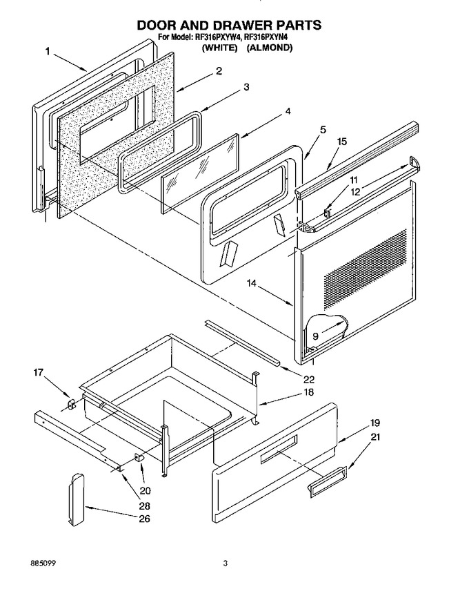 Diagram for RF316PXYW4