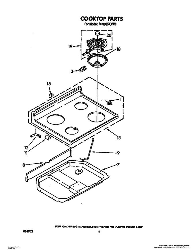 Diagram for RF3305XXN0