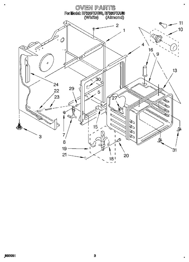 Diagram for RF330PXAW0