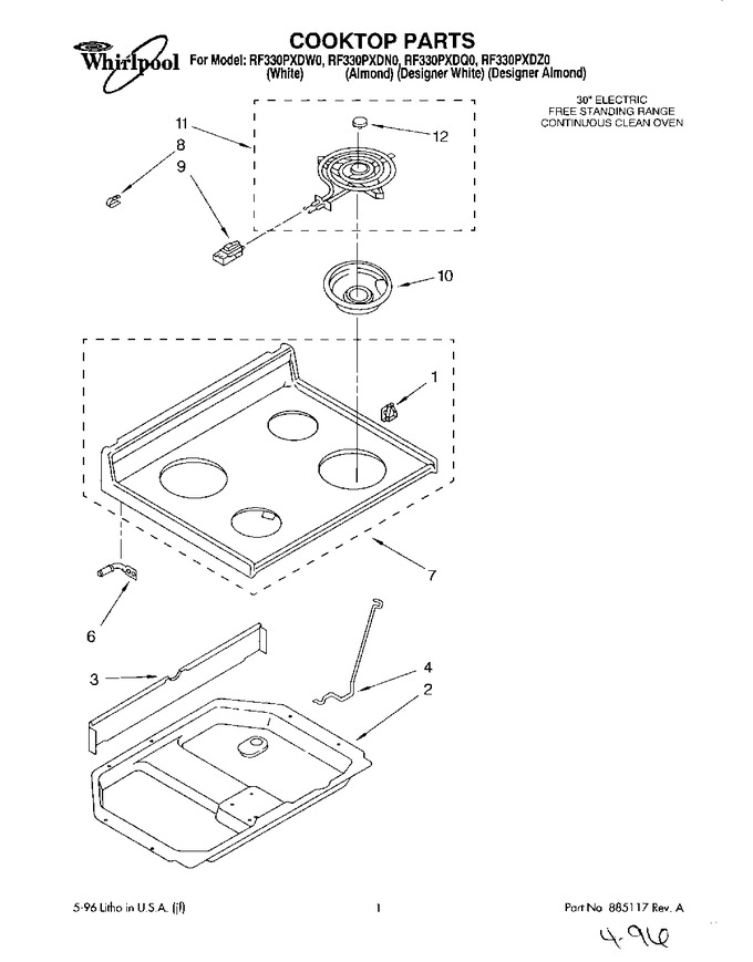 Diagram for RF330PXDN0