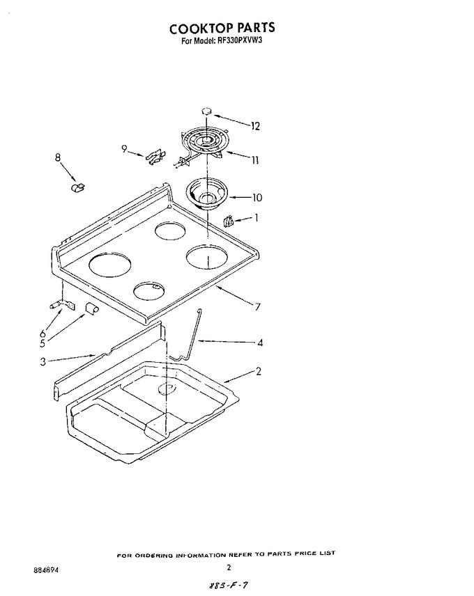 Diagram for RF330PXVW3