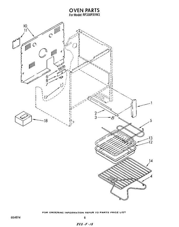 Diagram for RF330PXVW3