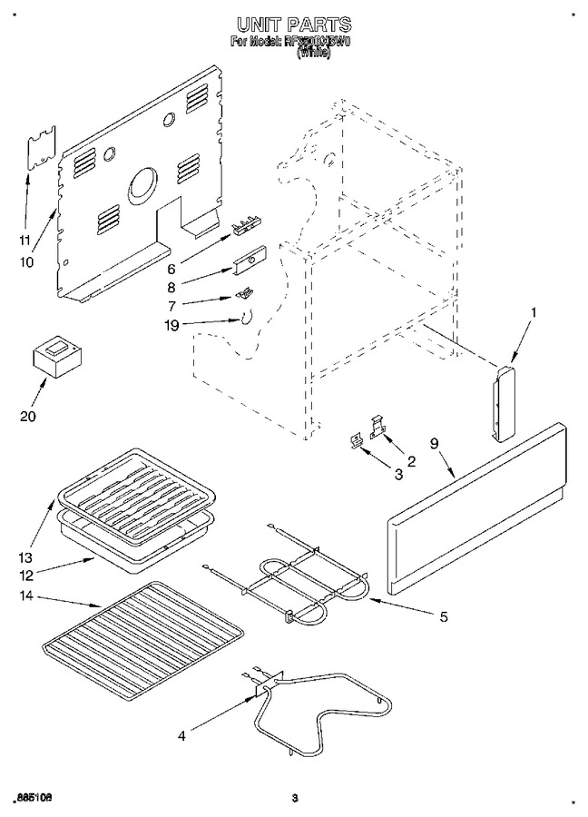 Diagram for RF350BXBW0