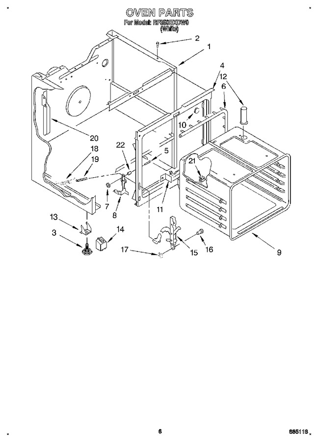 Diagram for RF350BXDW0