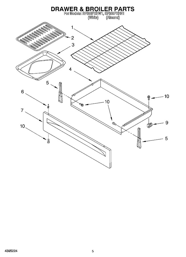 Diagram for RF350PXHW1