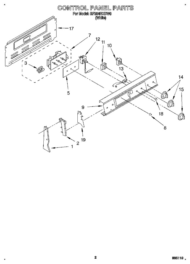 Diagram for RF354BXDW0