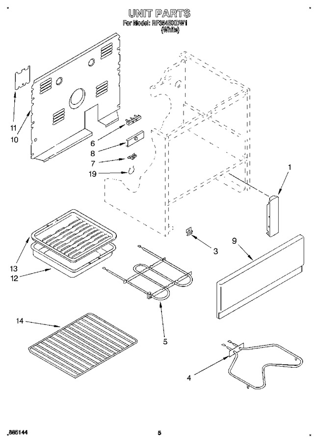 Diagram for RF354BXDW1