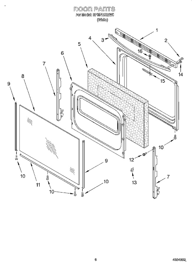 Diagram for RF354BXEW0