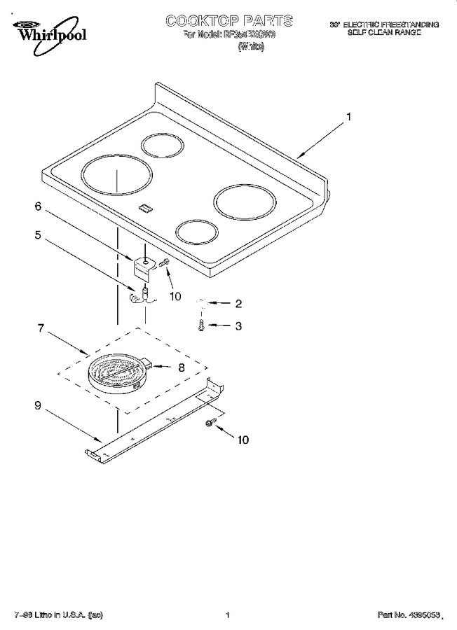 Diagram for RF354BXGW0