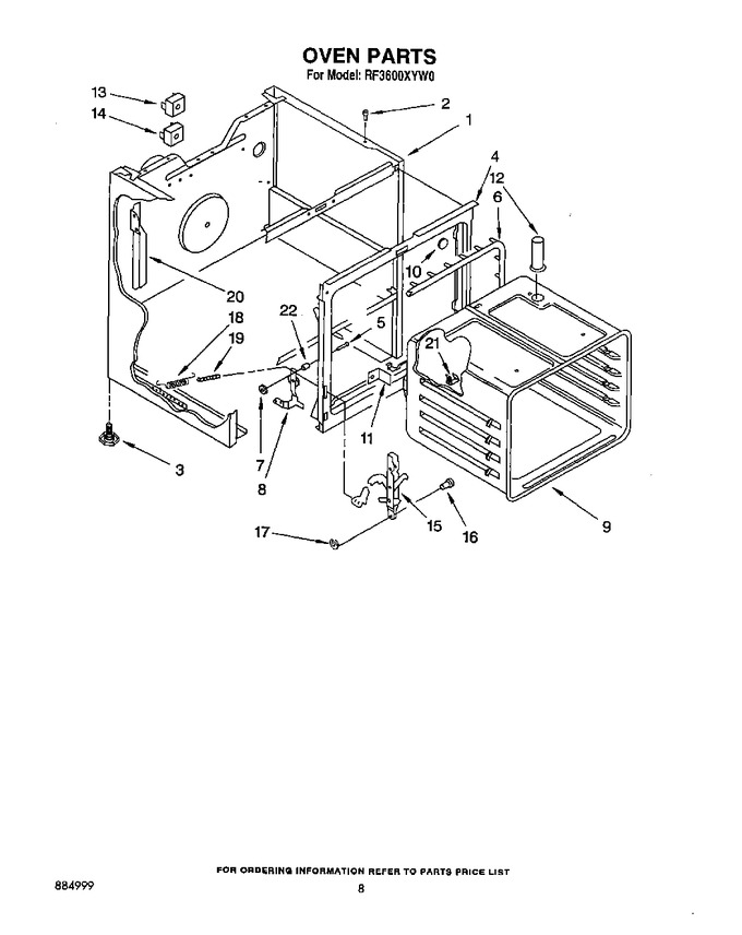 Diagram for RF3600XYW0